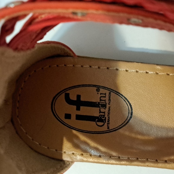 New Women's if Carrini Thong Sandals Coral color Sz 7.5 - Picture 5 of 8